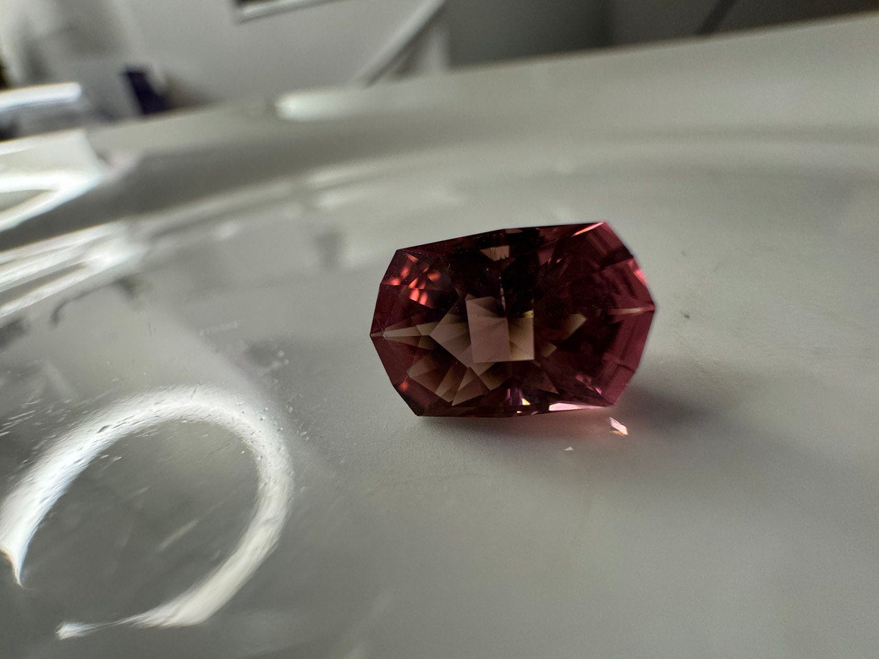 3.940 Carat- Congo Tourmaline- Fancy Pink