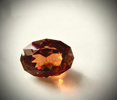 7.835 Carat- Tanzanian Hessonite Garnet- Deep Orange