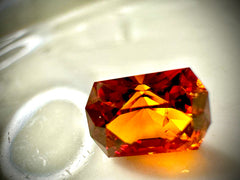 4.280 Carat- Tanzanian Spessartine Garnet- Deep Reddish Orange